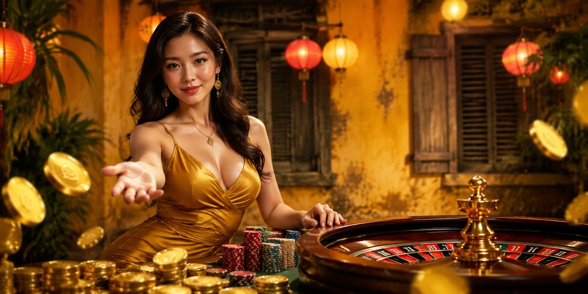 Không khí lễ hội và ưu đãi khuyến mãi tại Hội An trên nền trò chơi Roulette